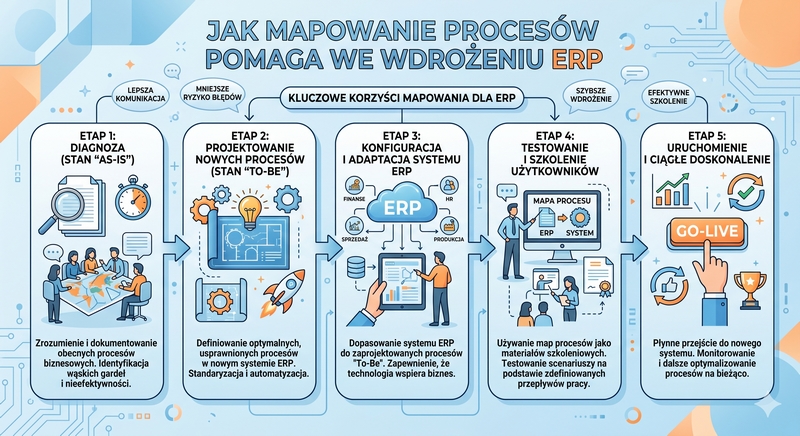 Mapowanie Procesow A Wdrozenia Erp